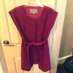 Tabitha - Women's overcoat - Hot Pink, size S